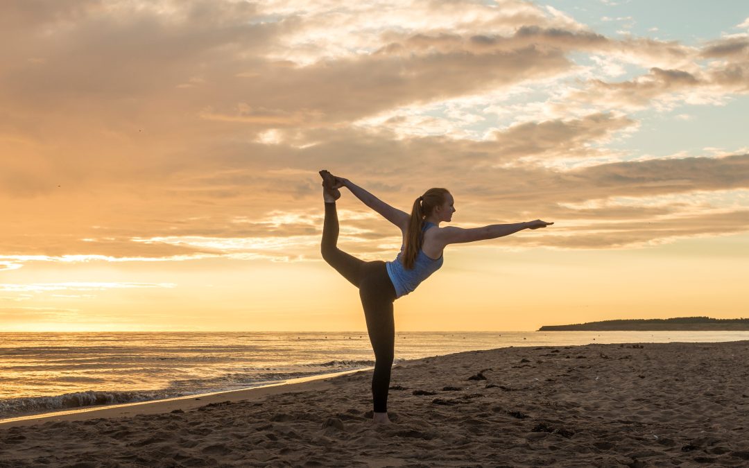 Yoga on the Beach at Cavendish Campground