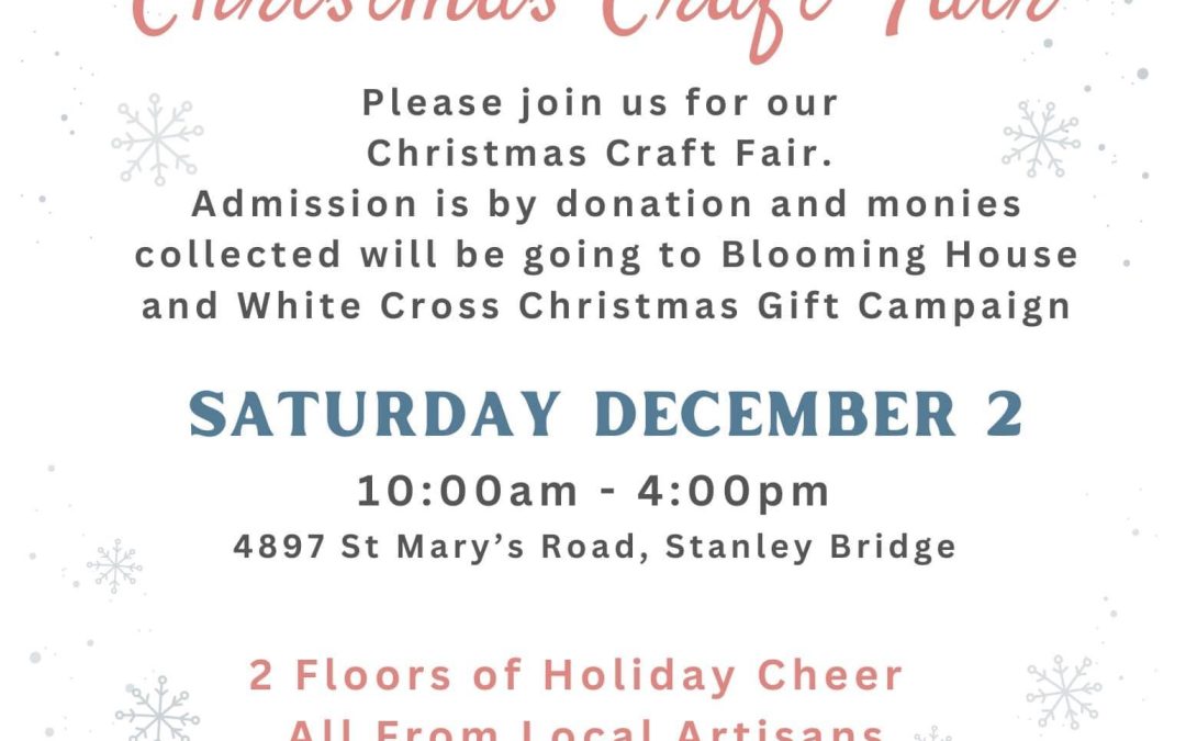 Sterling WI Christmas Craft Fair – Stanley Bridge